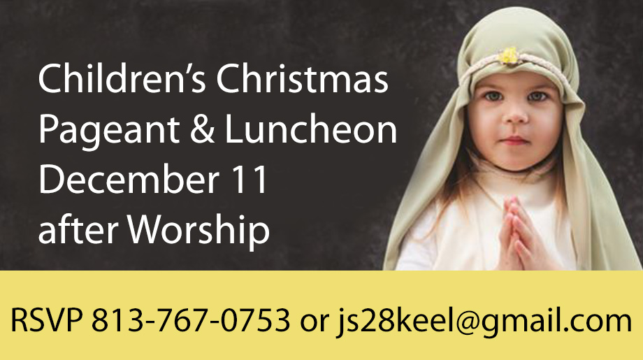 Children's Christmas pageant