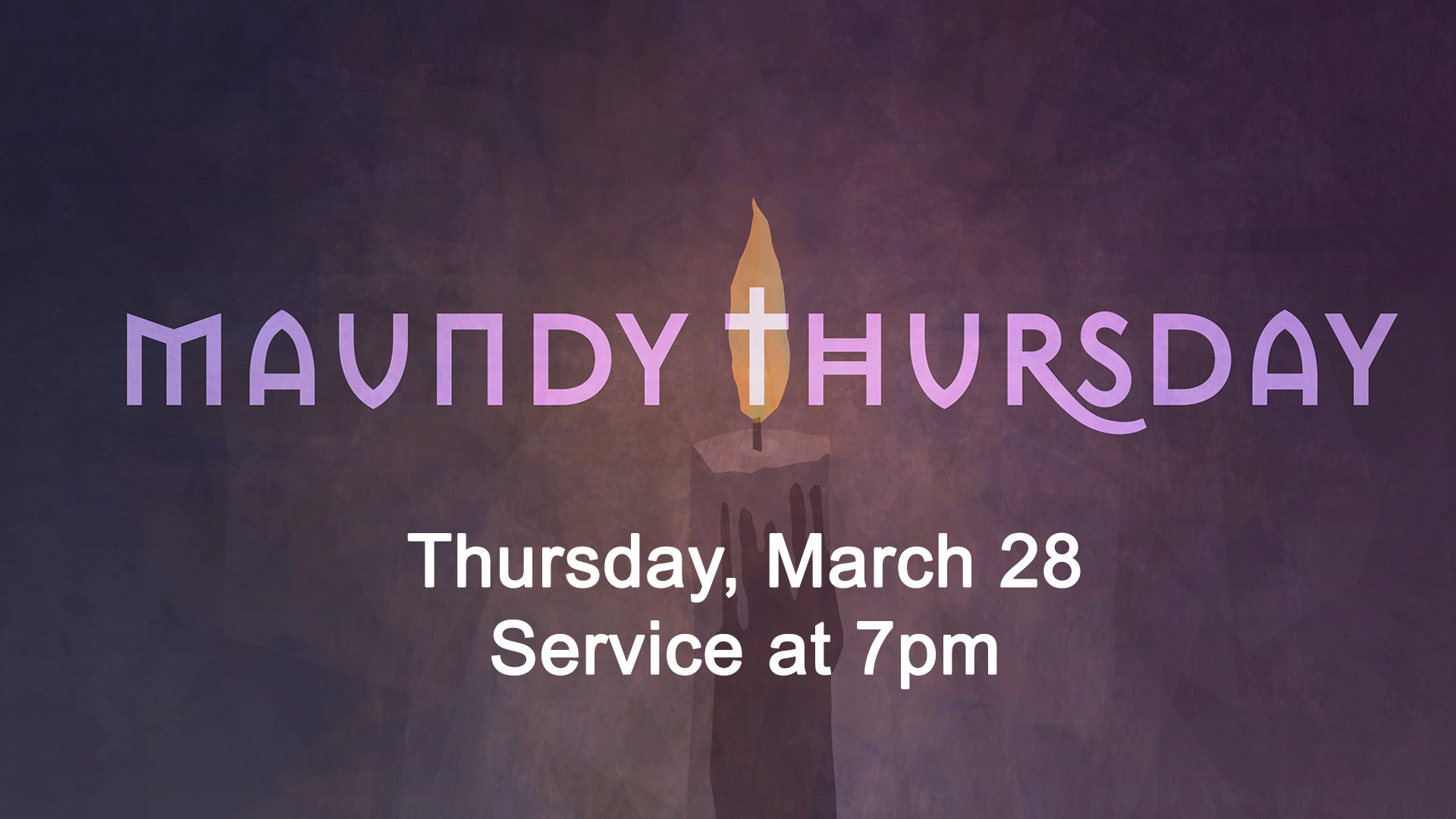 Maundy Thursday - First Presbyterian Church of Brandon