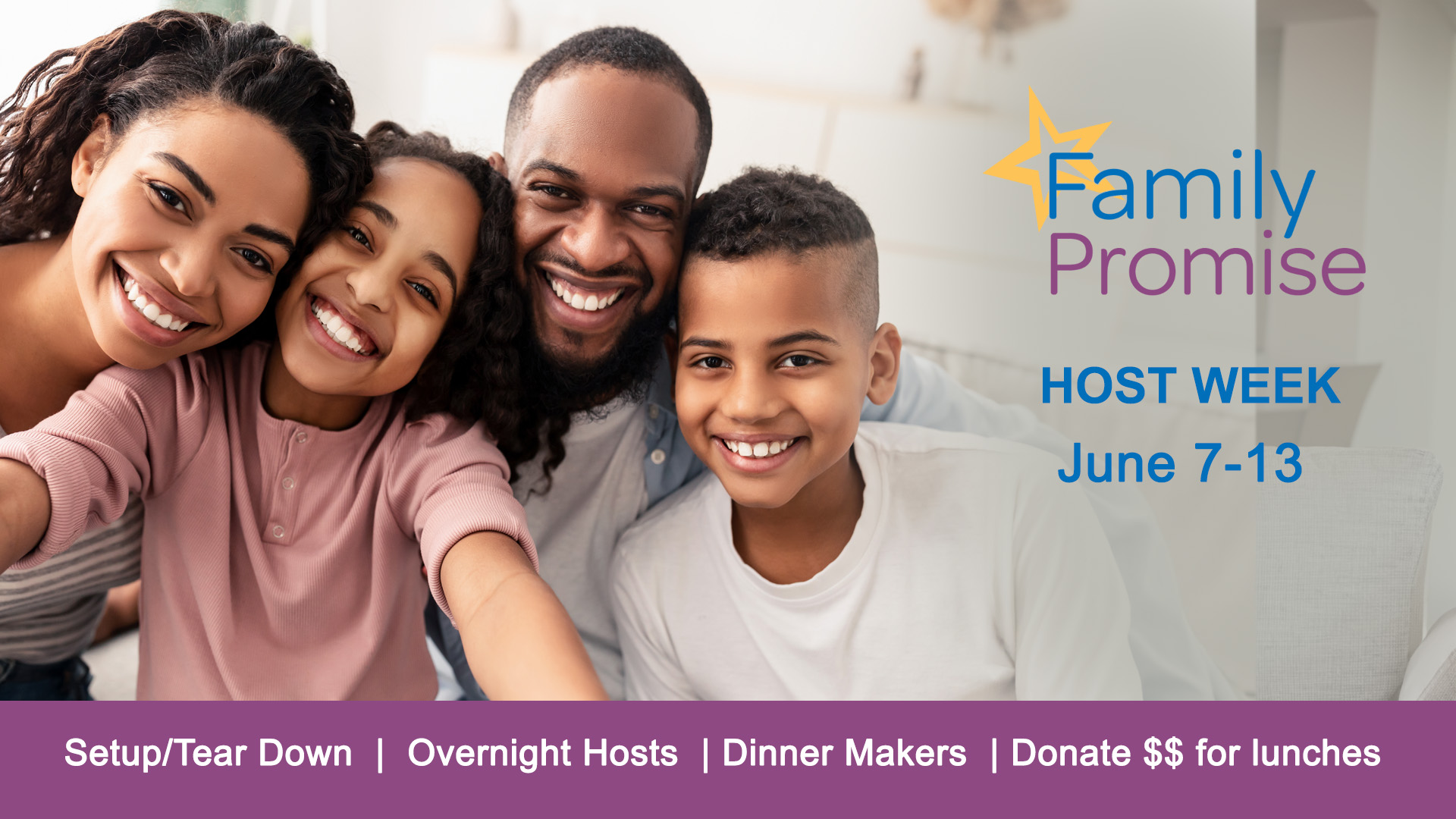 Family Promise Host Week June 7-13