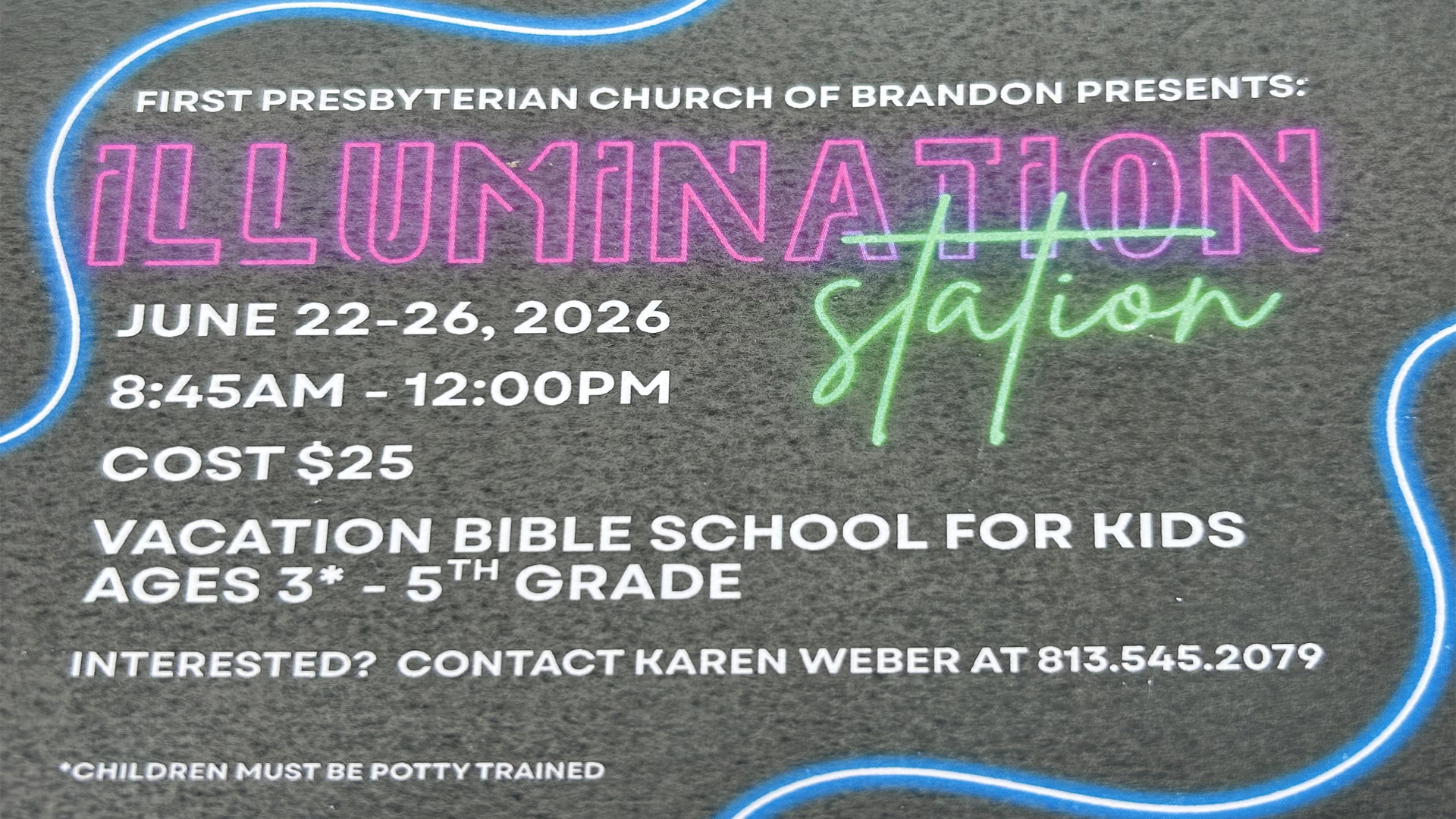 Vacation Bible School June 22-26